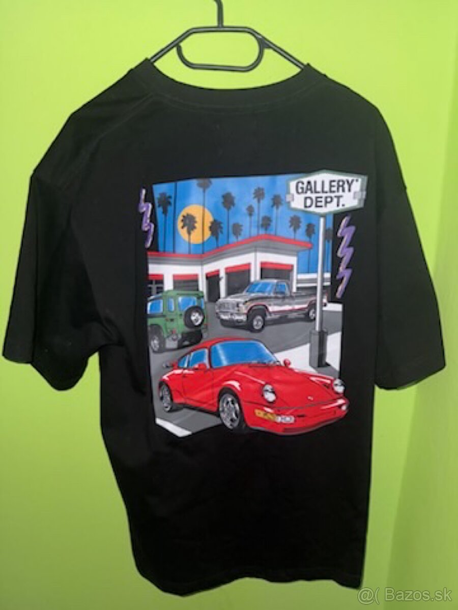 Gallery Dept. Drive Thru Boxy Fit Tee Čierne