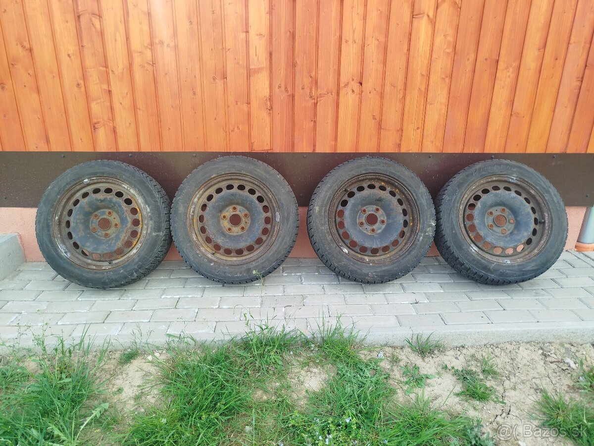 Predám plechové kolesá 5x112 r16