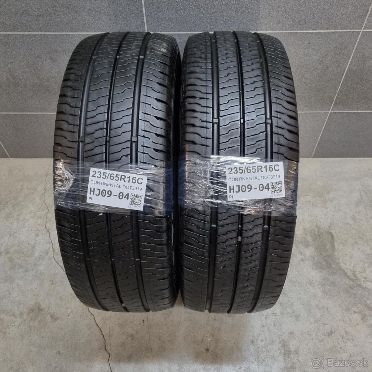 Dodávkové pneu 235/65 R16C CONTINENTAL DOT3919