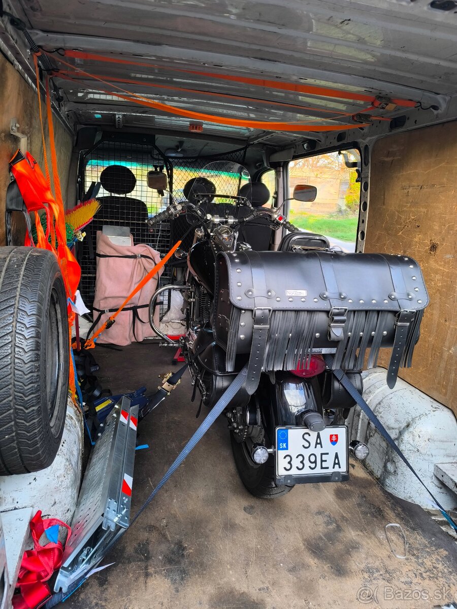 Prevoz motocyklov, záhradnej techniky, sťahovanie, dodávkou