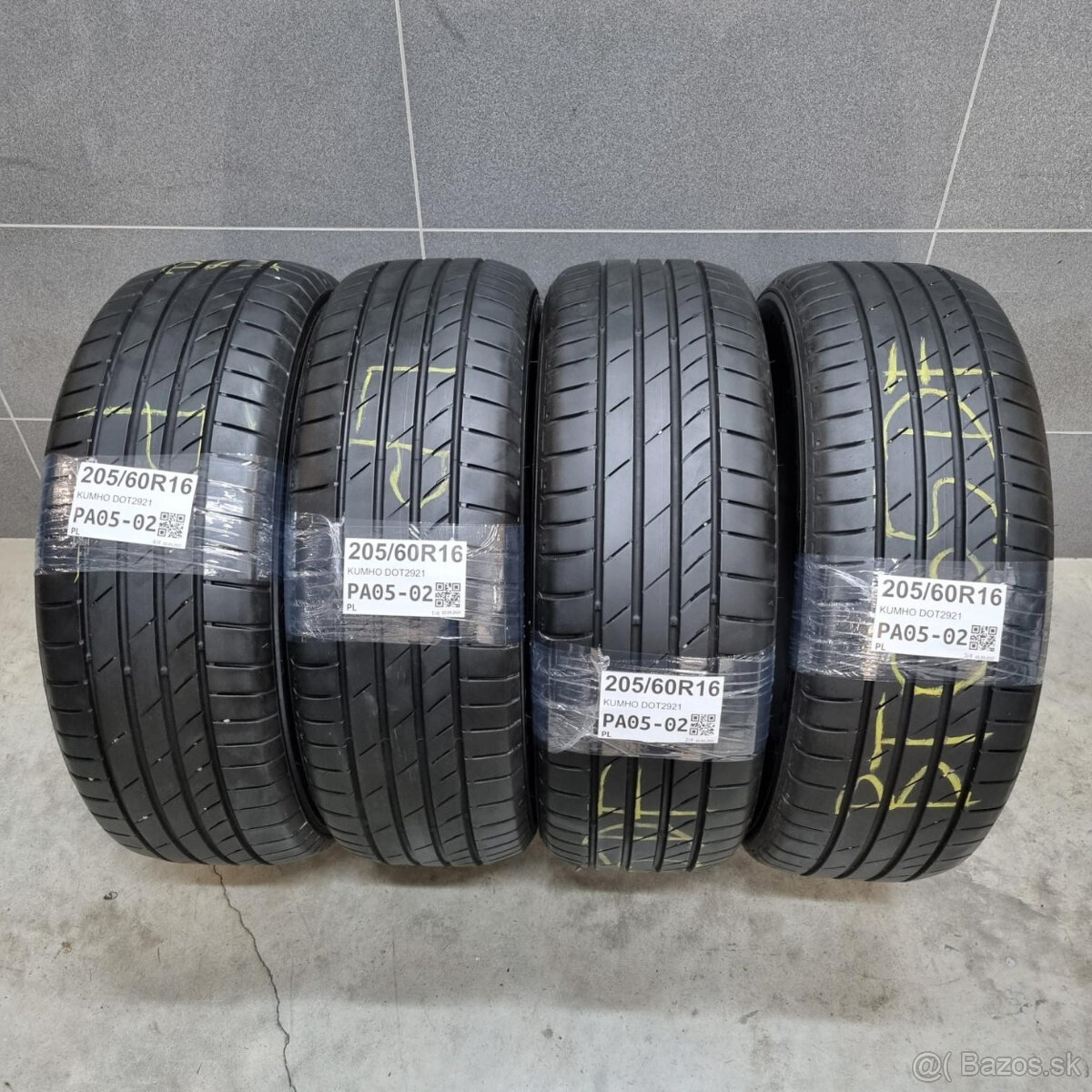Letné pneumatiky 205/60 R16 KUMHO DOT2921