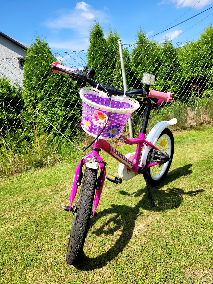 Dievčenský bicykel veľkosti 16