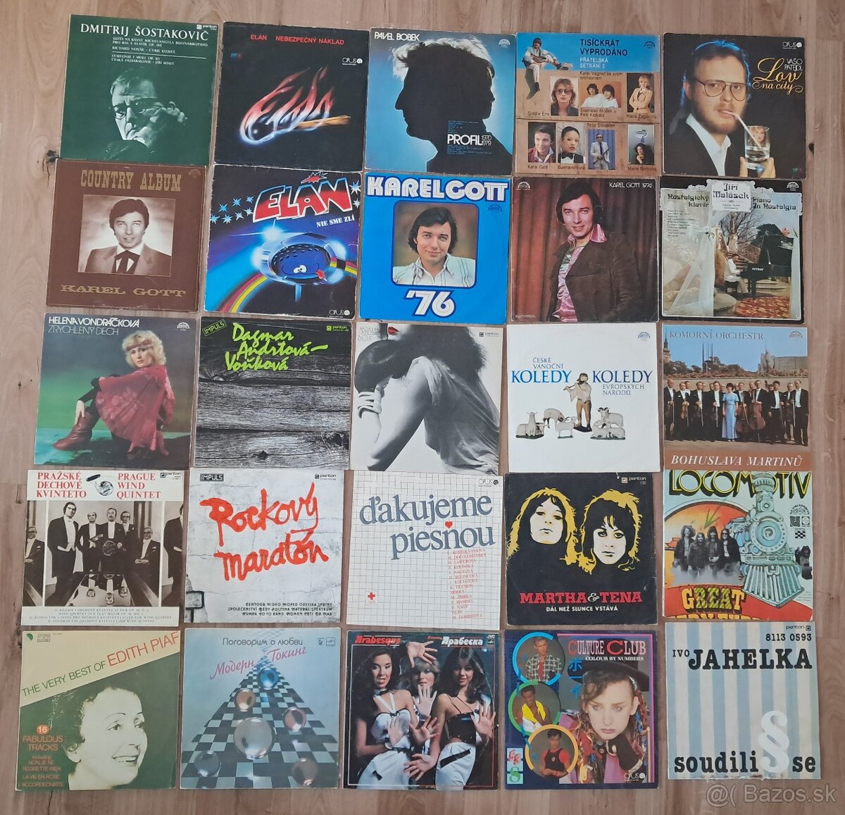 Stare vinylov LP platne - gramafonove LP platne - SK CZ