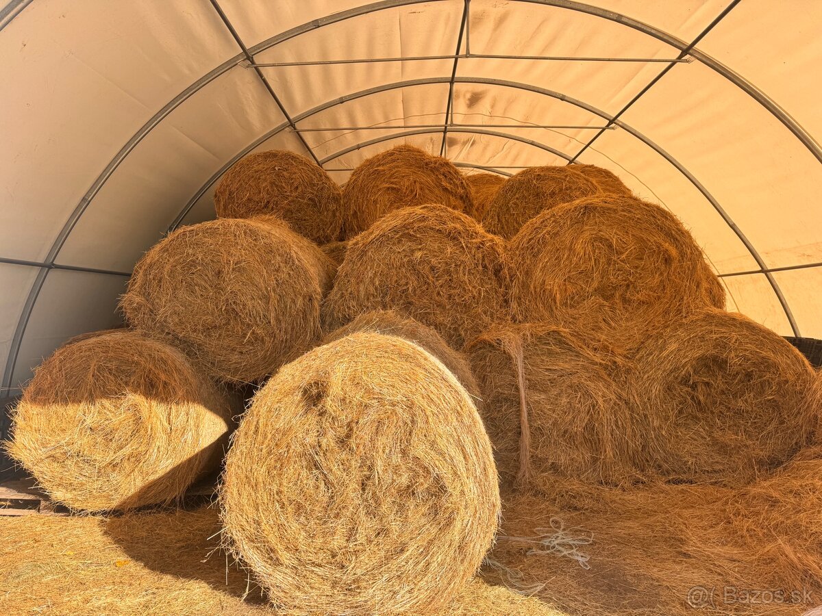 Predám tohtoročné (2025) ekologické seno (certifikované)