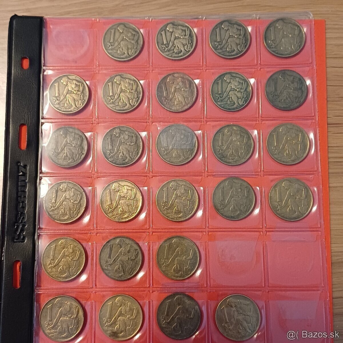 Kompletna sada 1 korun - pekne stavy