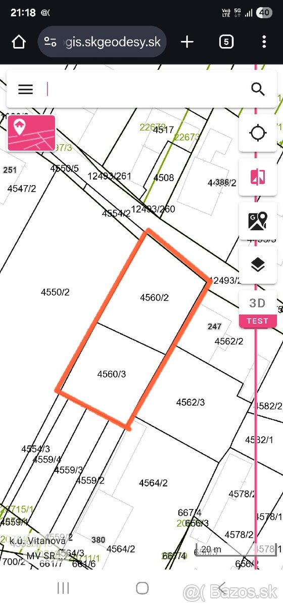 - Vitanová stavebný pozemok+projekt+stavebné povolenie