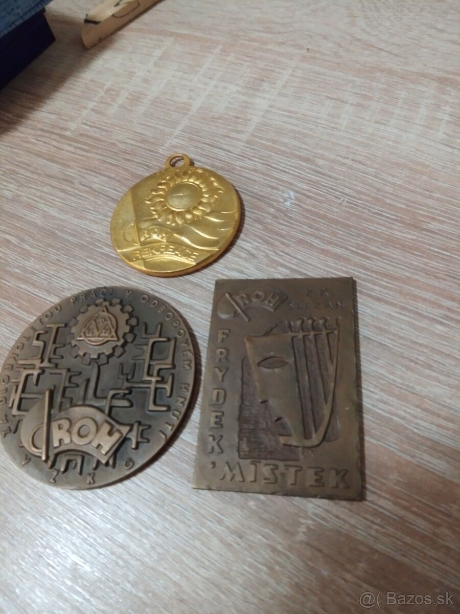 Medaile plakety ROH.Retro.CSSR.Socializmus