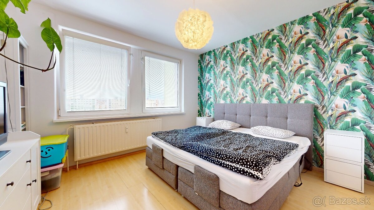 Kompletne zrekonštruovaný zariadený 3IB s loggiou a pivnicou