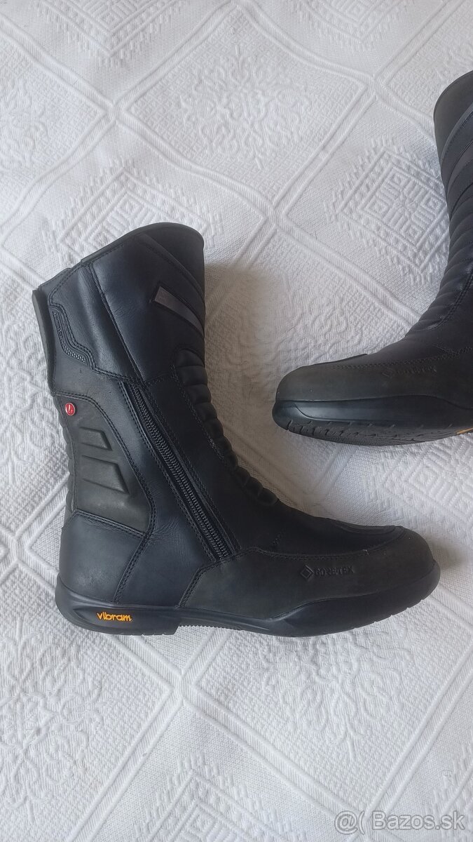 panske kozene moto cizmy HELD Annone GTX vibram