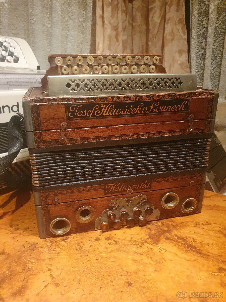 Sběratelská heligonka Josef Hlaváček 3 hlas