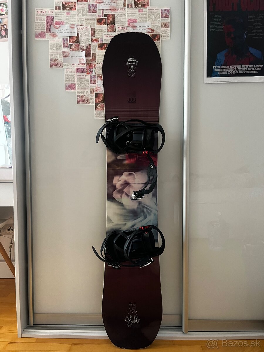 Predám Snowboardovú dosku s viazaním