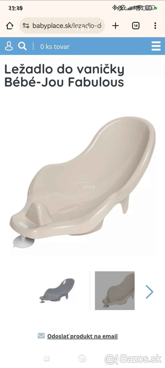Lehátko do vaničky