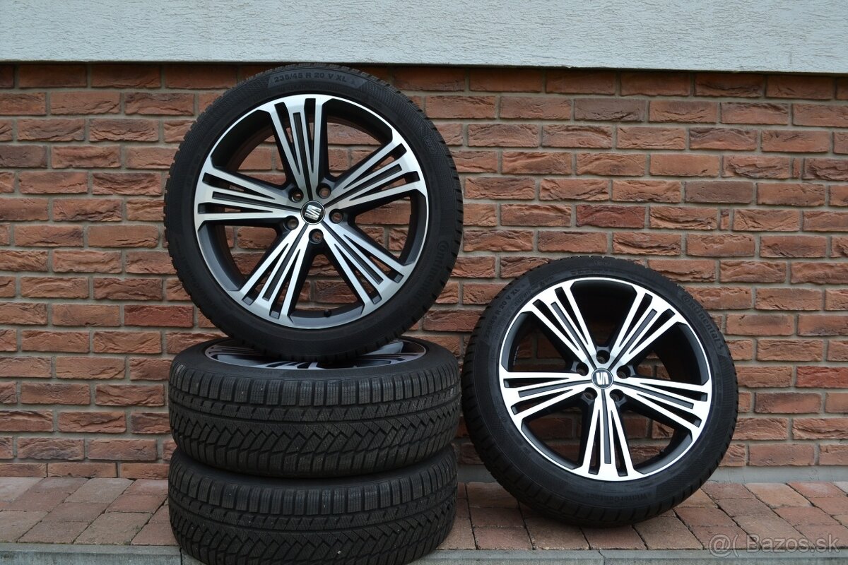 5x112 R20 Zimna sada Seat Tarraco + 235/45 R20 Continental