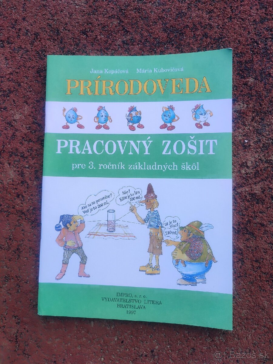 Staré učebnice, pracovné zošity
