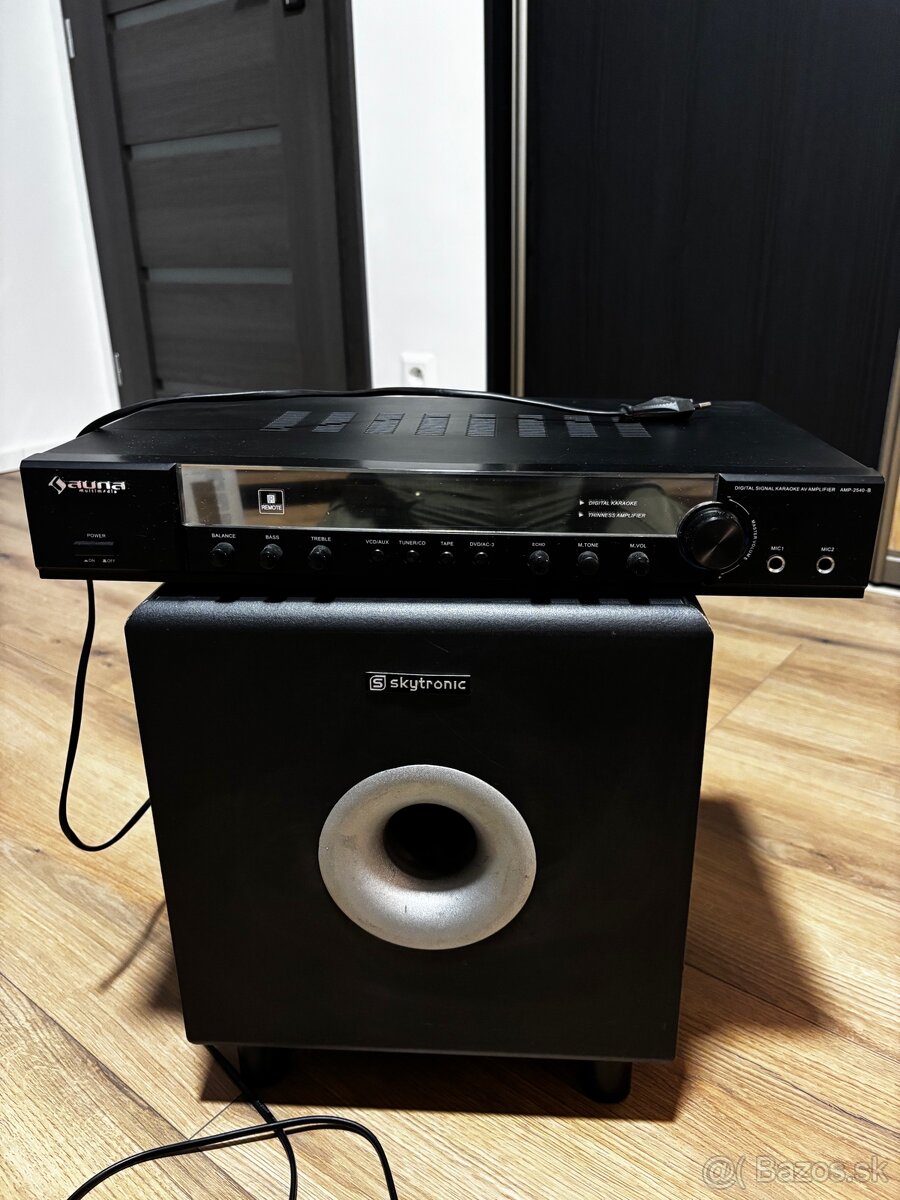 Subwoofer+zosilnovač