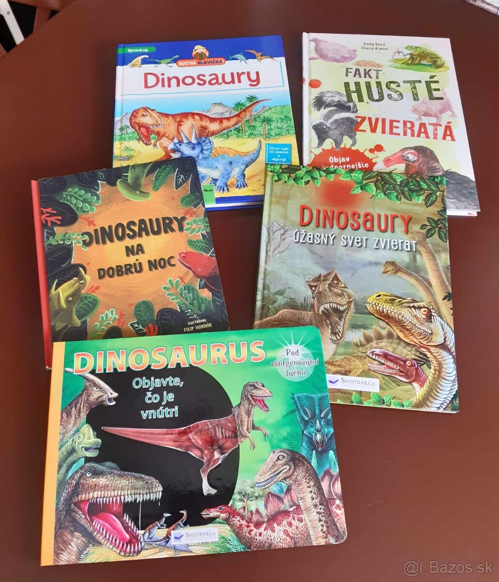 Krásne knihy o dinosauroch