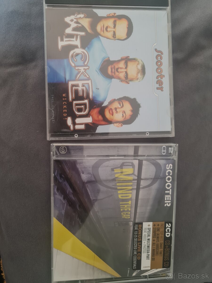 Scooter wicked + Scooter Mind the Gap vzacne cd