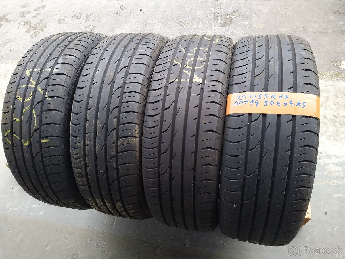 205/55 r17 continental sada 4.ks doveziem