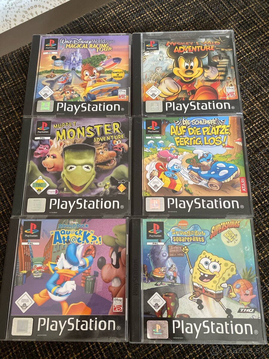 Playstation 1 Ps1 Ps2 Ps3 hry detské