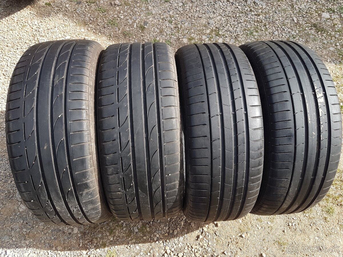 225/40 r19 letné pneumatiky 2ks Pirelli 2ks Bridgestone
