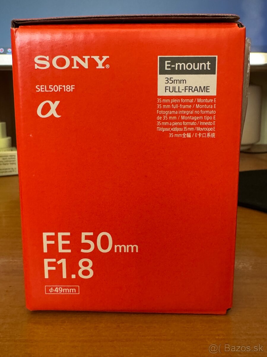 Sony FE 50mm f1.8 e-mount