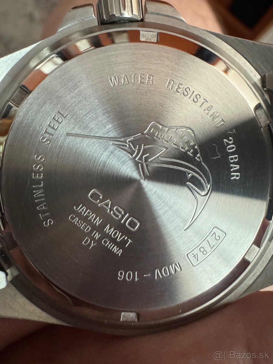 CASIO Mdv 106b marlin modré