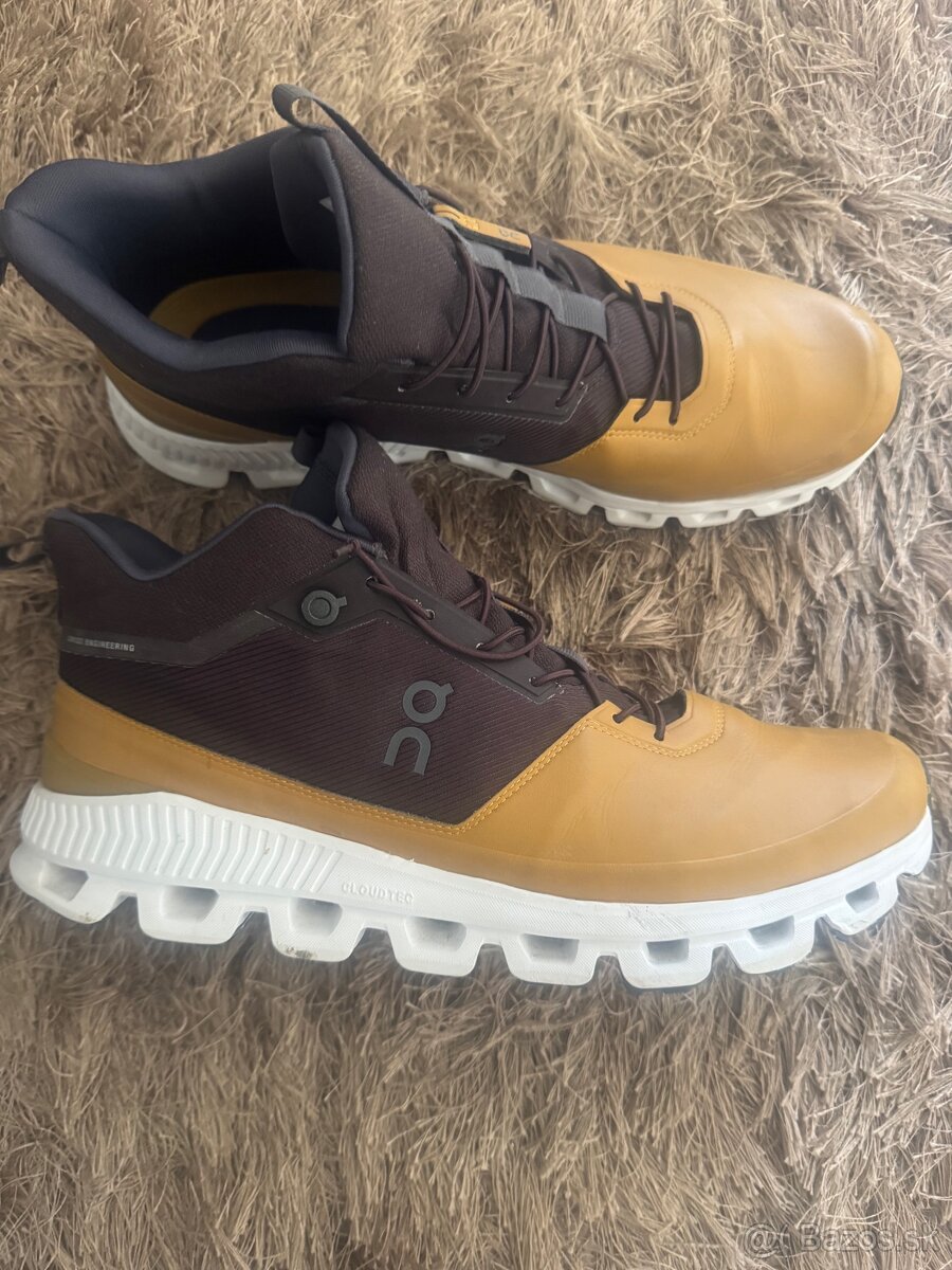 On cloud tenisky modre velkost 38 hnede 46