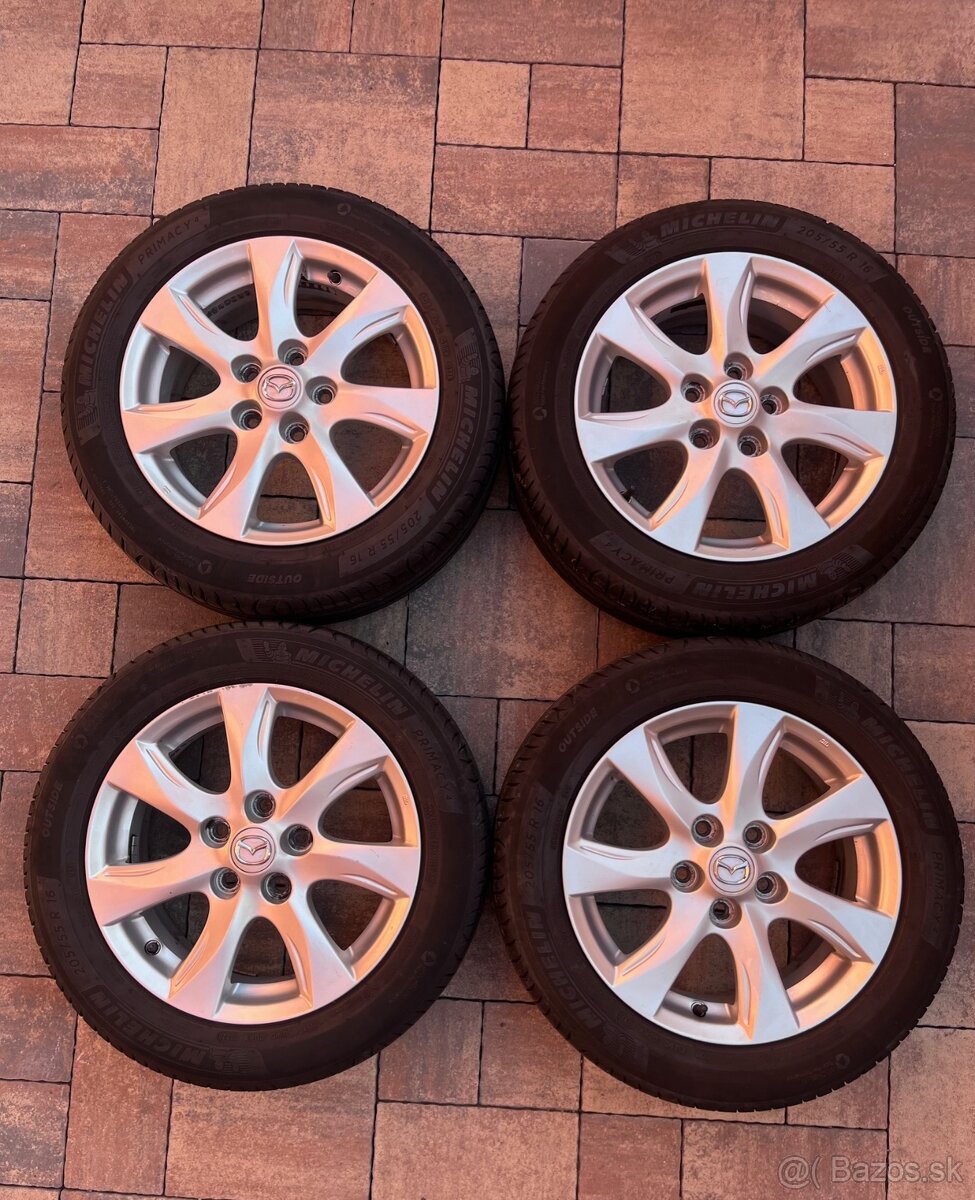 Orig.hliníkové disky Mazda - R16, 5x114,3