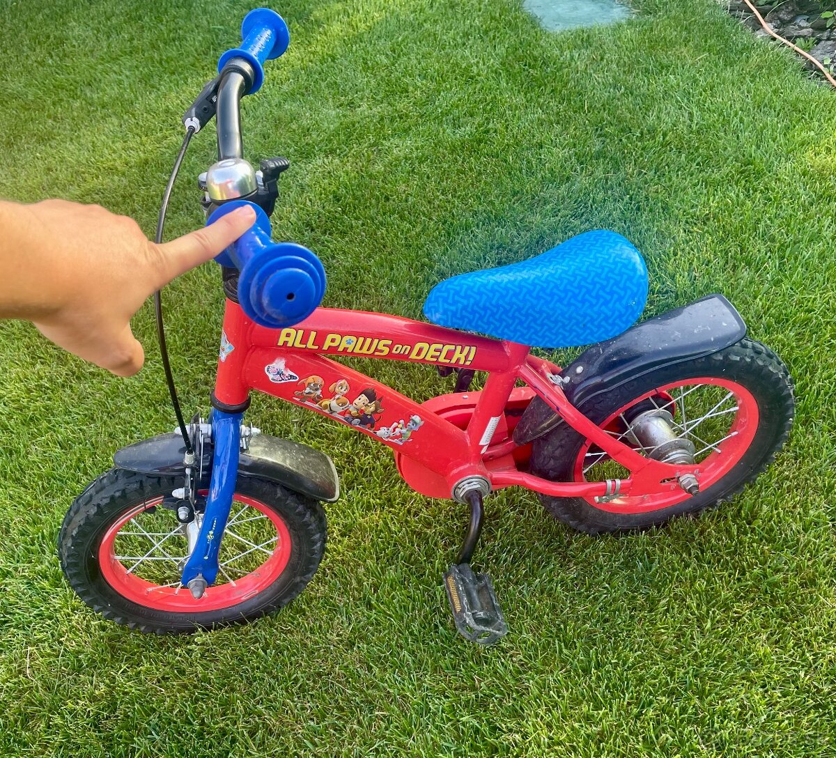 Paw patrol bicykel 12 kolesa