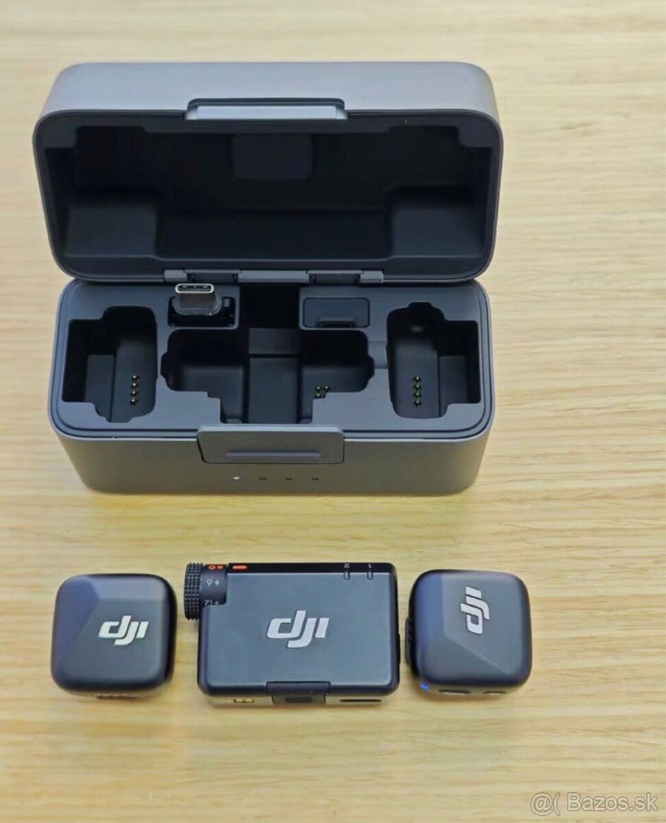 DJI Mic Mini (2x mikrofón, prijímač a nabíjačka)