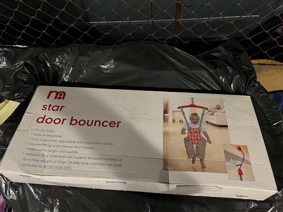 Mothercare stars baby door jumper-uplne novy/nepouzity