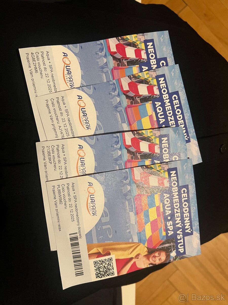 Vstupenky do aqua senec