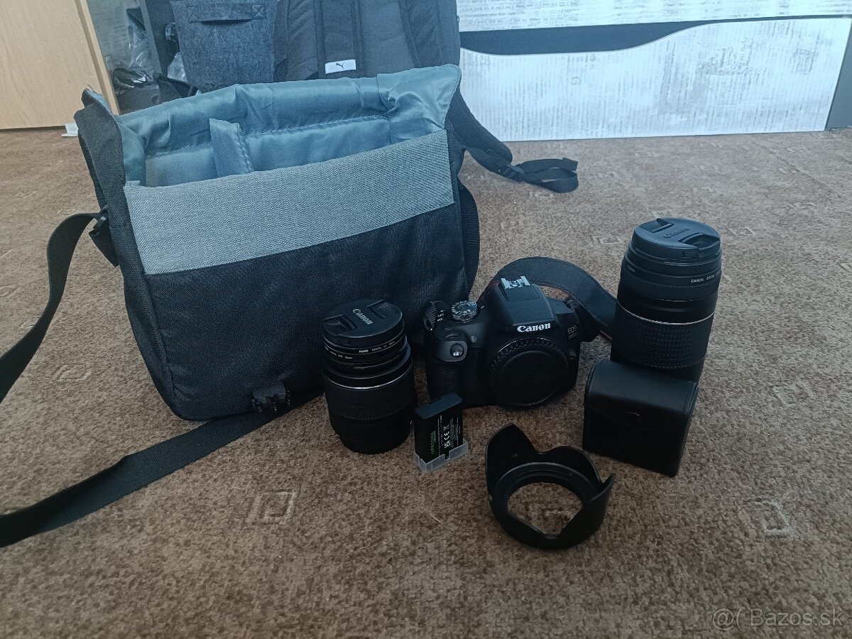 Canon eos 2000D s príslušenstvom