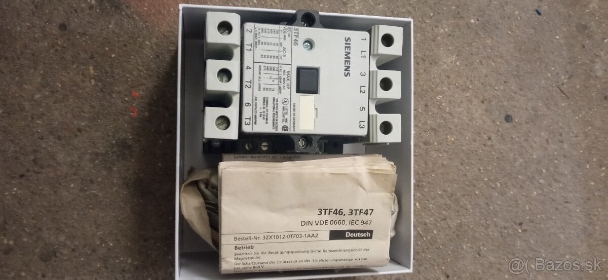 Stykač Siemens 3TF46