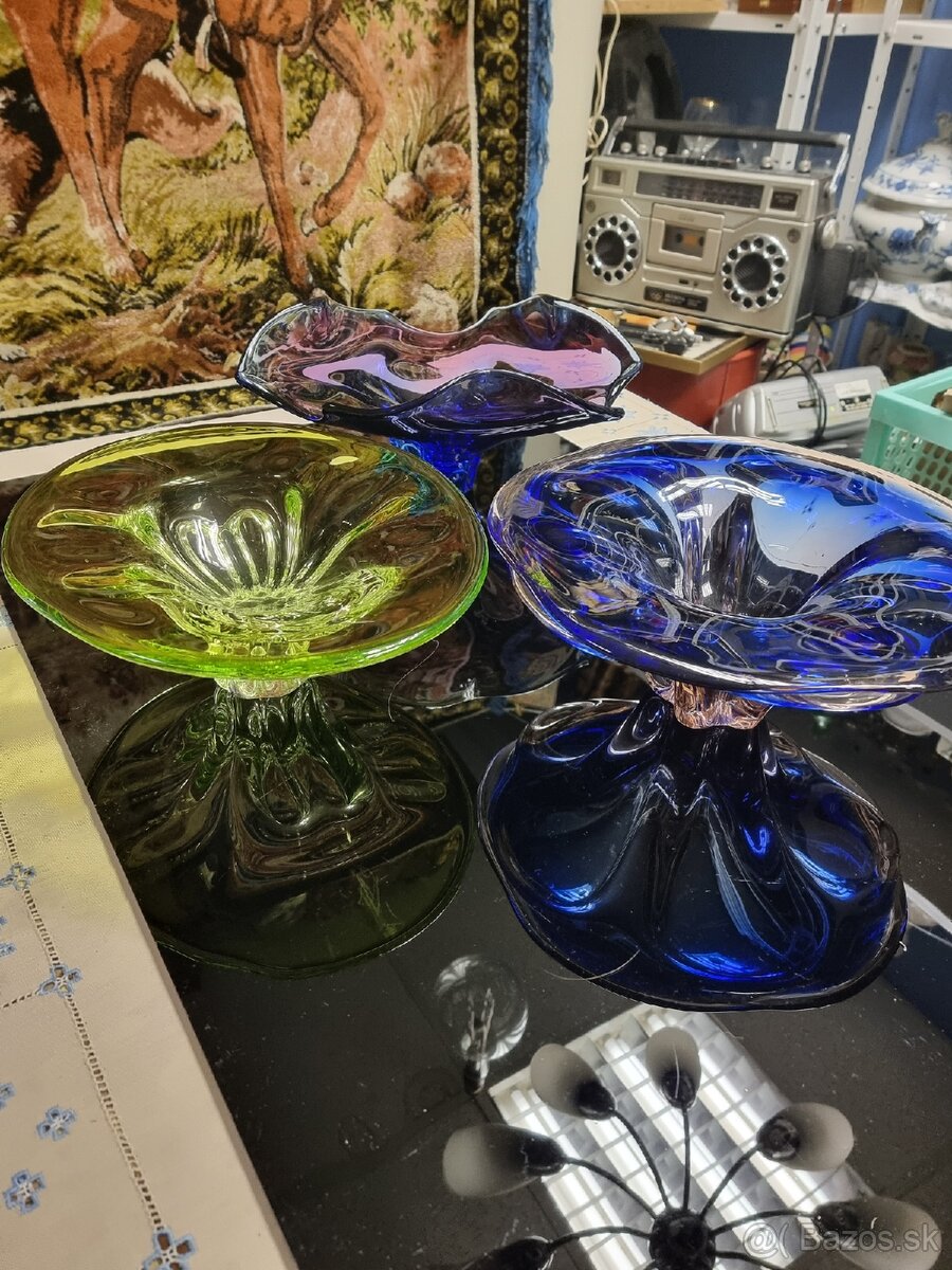 Predám veľké misy z hutného skla