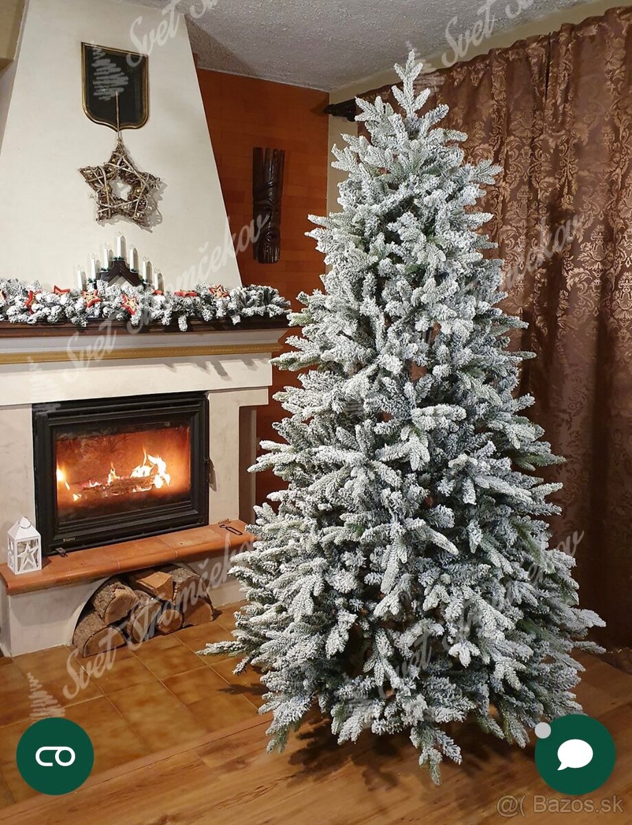 Vianocny stromcek 180cm - zasnezeny