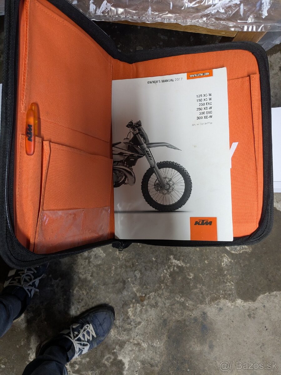 Príbal/manuál KTM exc 2017, 2018