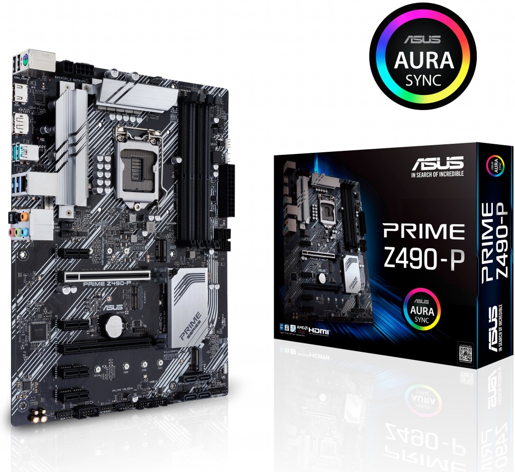 ASUS PRIME Z490-P + CPU Intel + 8GB RAM + SSD