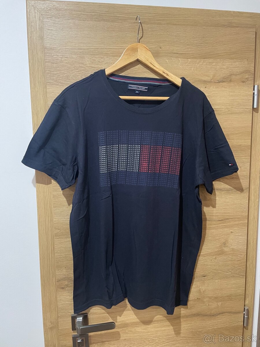 Pánske modré tričko Tommy Hilfiger