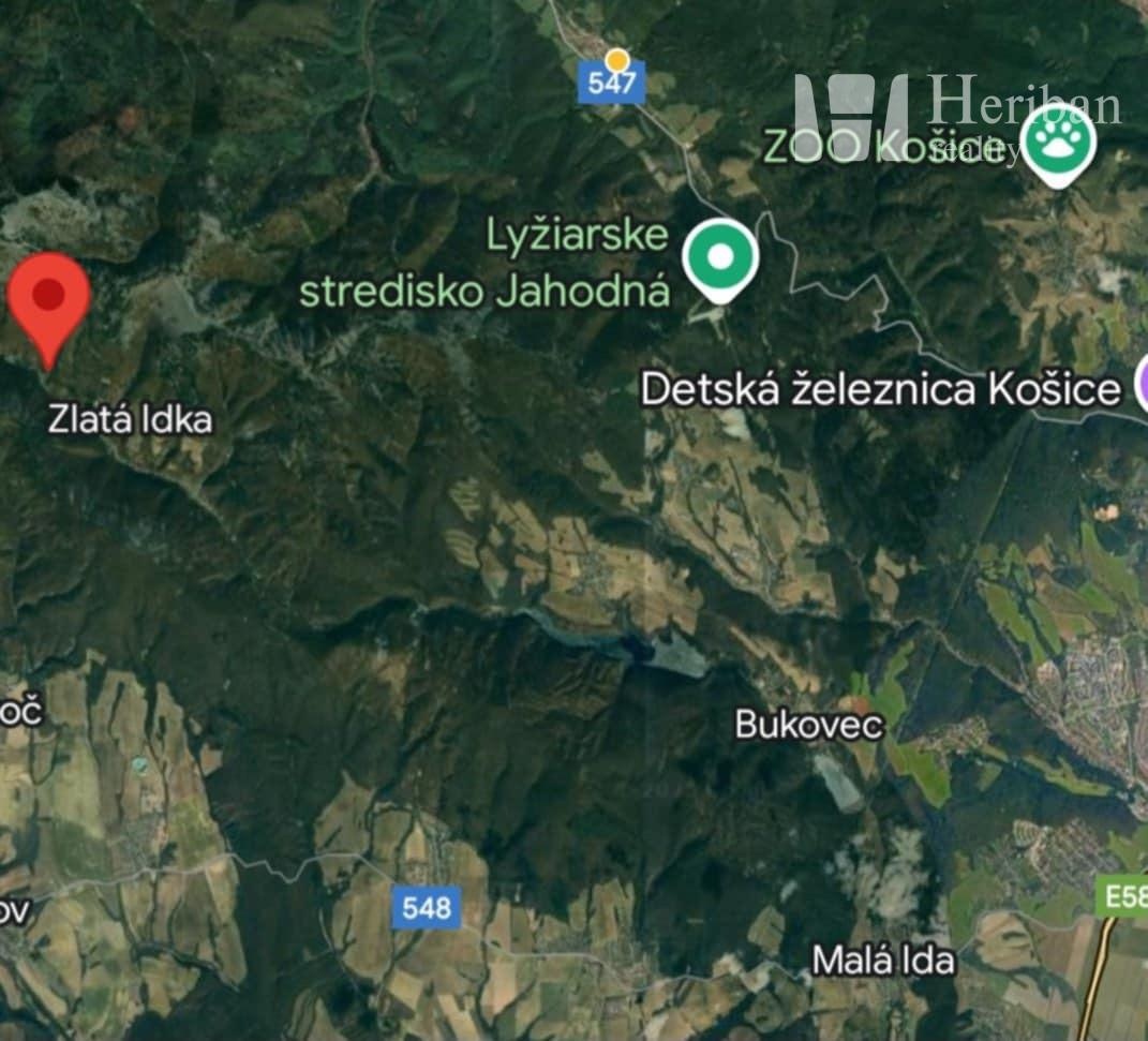Pozemok na výstavbu RD, 14,5á, Zlatá Idka, Košice- okolie