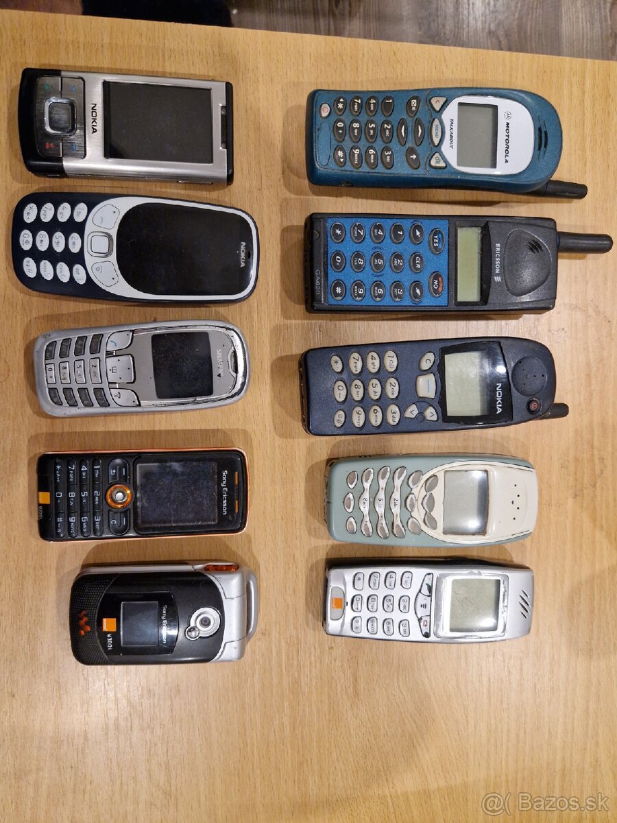 Predam staré mobilné telefóny