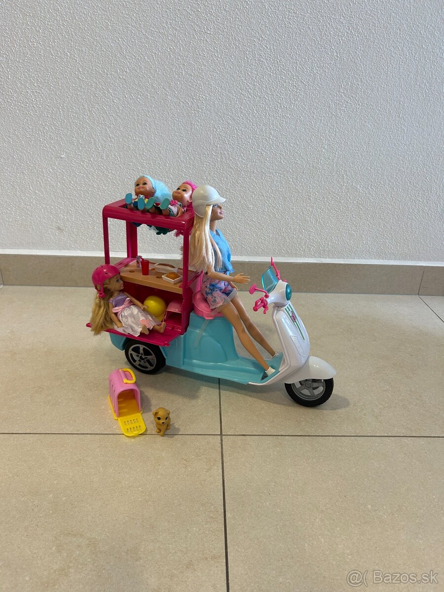 Barbie motorka