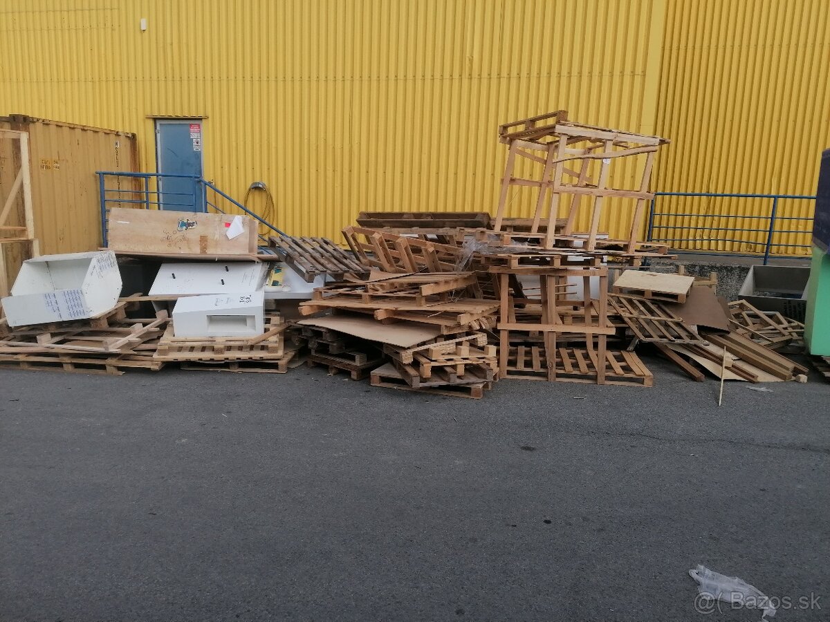 Drevené palety za odvoz