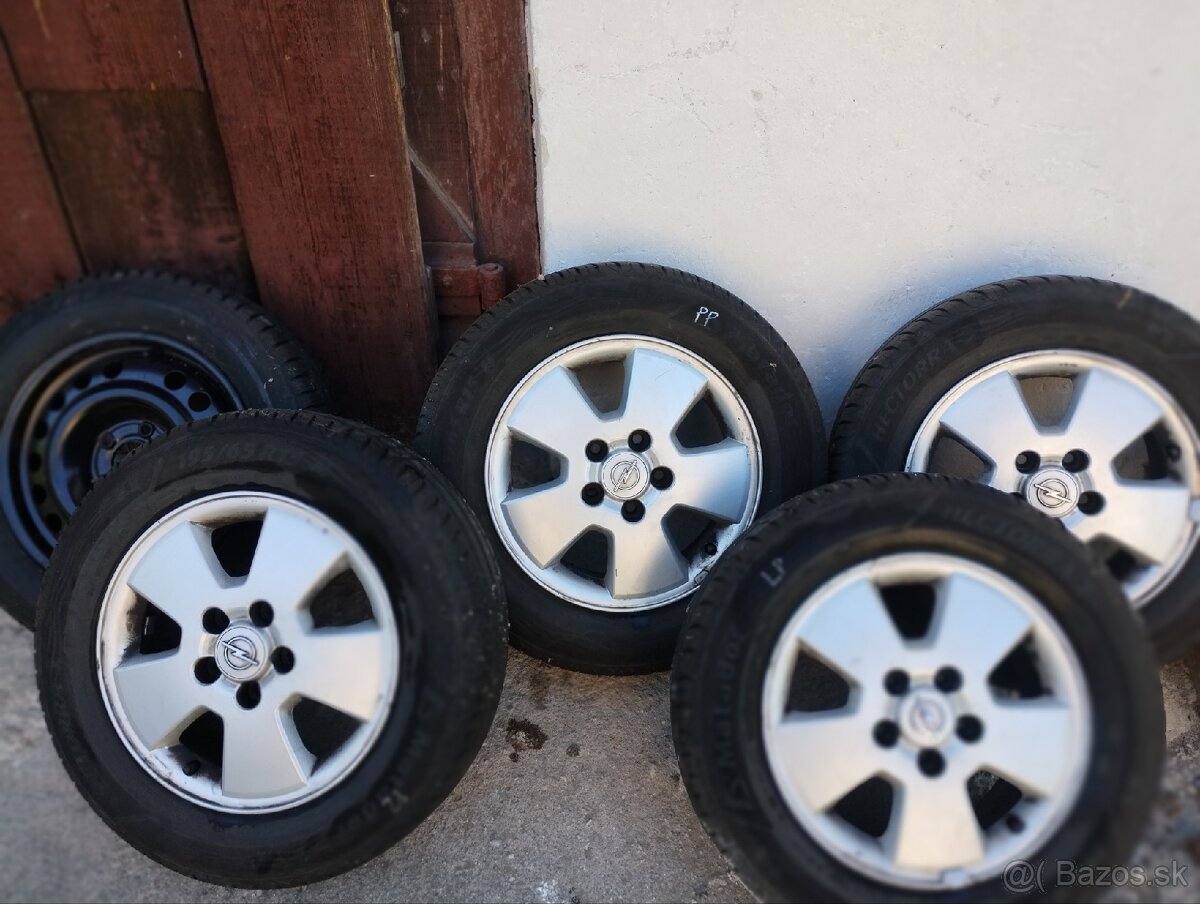 Pneumatiky a disky Opel Astra 2004