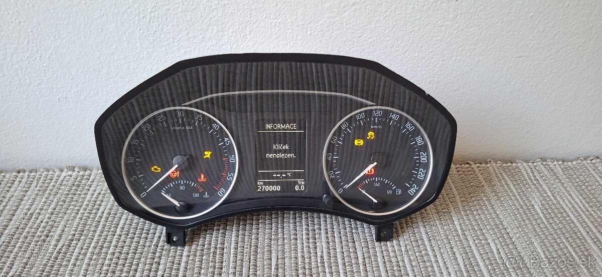 budíky tachometer maxidot octavia 2 facelift diesel