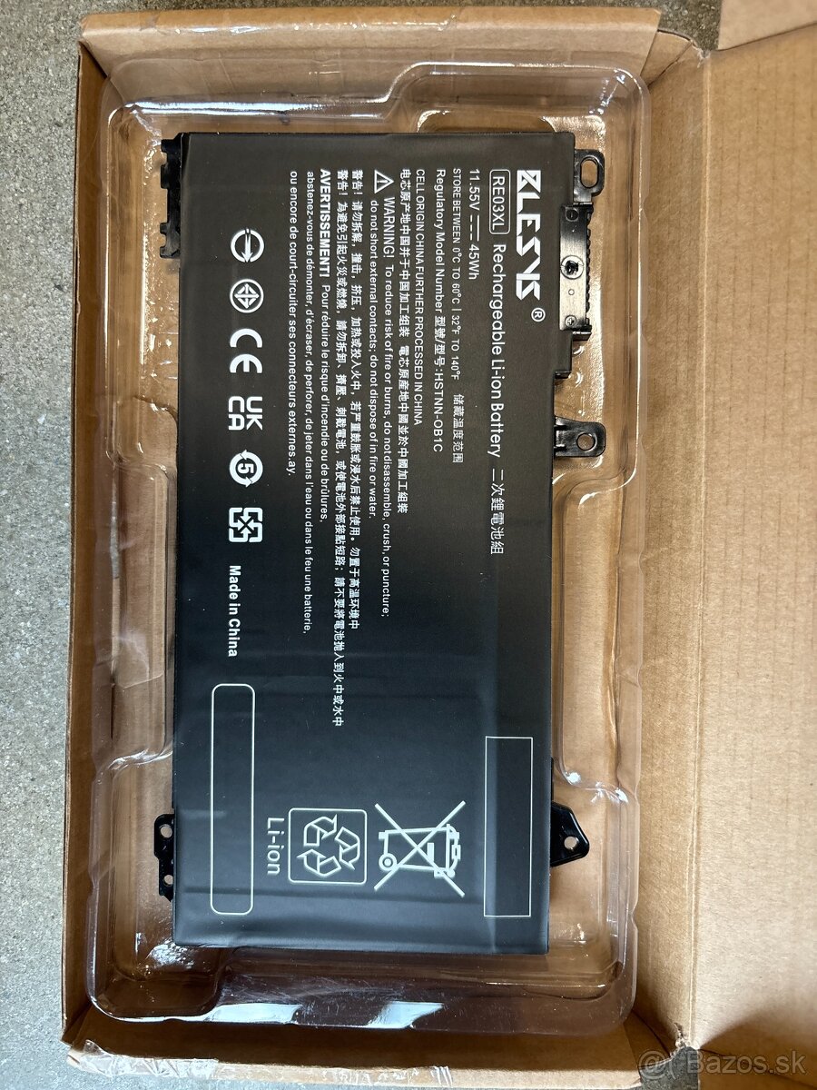 Batéria do notebooku HP pavilion envy model RE03XL