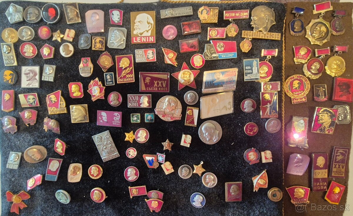 Predam odznaky Lenin