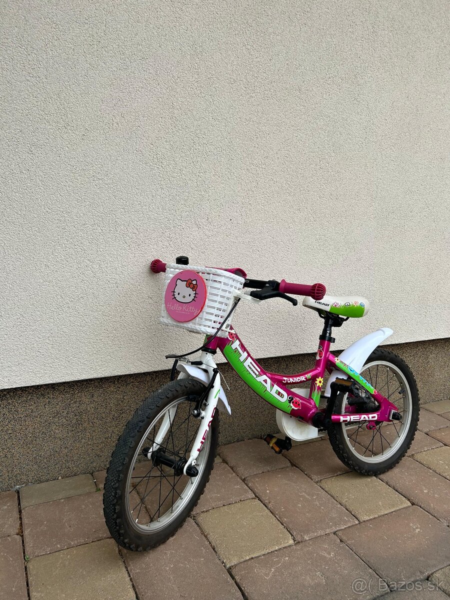 Detský bicykel pre dievča