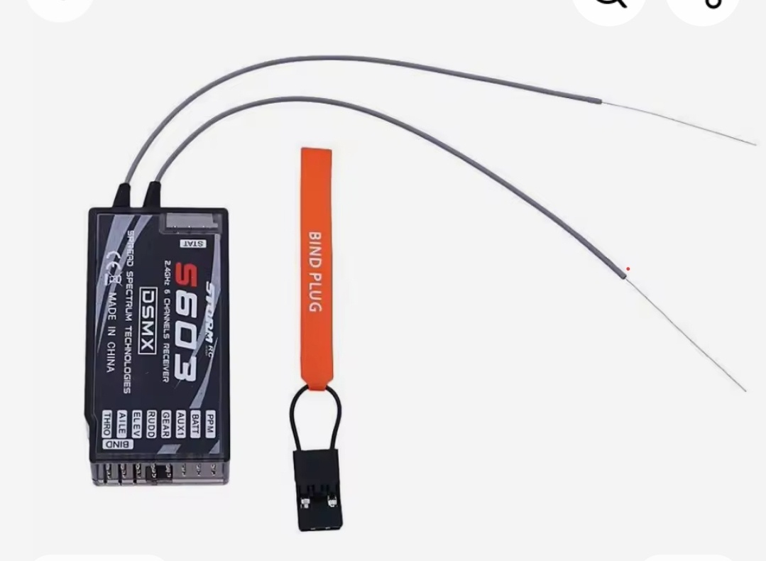 2.4Ghz prijmac 6ch DSMX