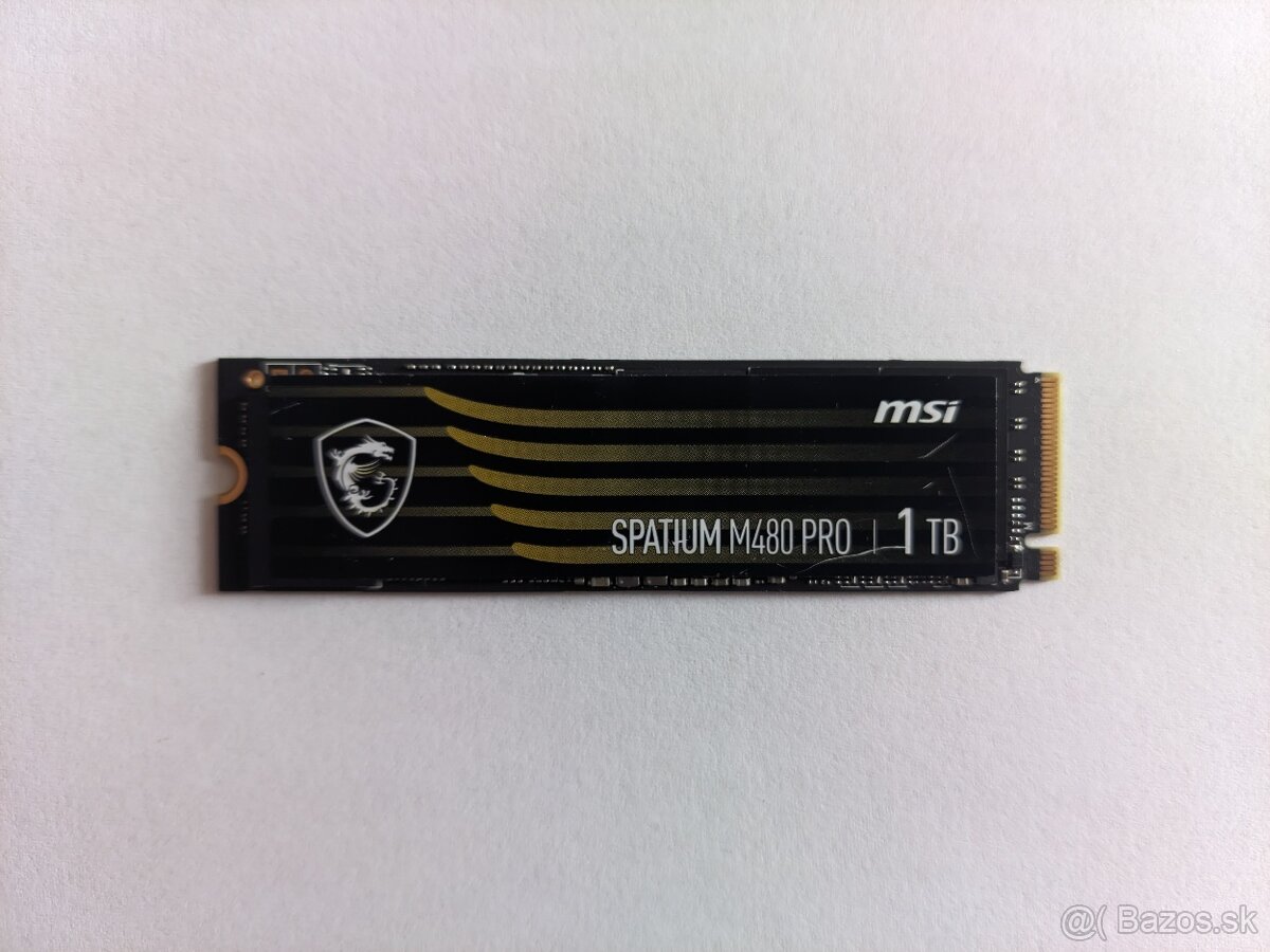 MSI SPATIUM M480 PRO 1TB, M.2 2280, NVMe